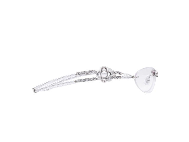 Gentle Monster Gentle Monster Gala 02 In Silver Metal Frame With Clear Lenses - view 3