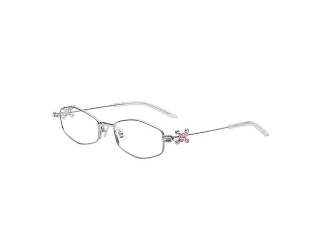 Gentle Monster Gentle Monster Gleam 02 In Silver Metal Frame With Clear Lenses - view 1