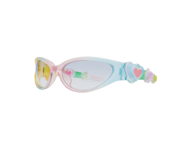 Gentle Monster Gentle Monster Gummy MG1 Sunglasses In Multicolored TR Frame With Graduated Blue Mirror Lenses - view 2