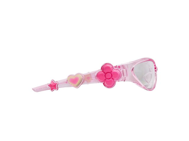 Gentle Monster Gentle Monster Gummy PC12 Sunglasses In Translucent Pink TR Frame With Gray Mirror Lenses - view 3