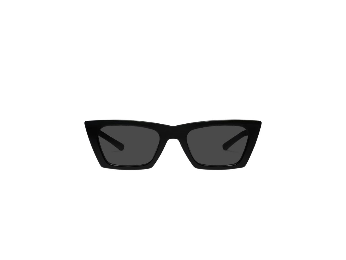 Gentle Monster Gentle Monster Jennie - Baby Pony 01 In Black Acetate Frame With Gray Lenses