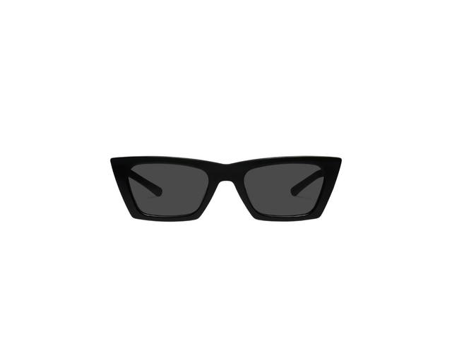 Gentle Monster Gentle Monster Jennie - Baby Pony 01 In Black Acetate Frame With Gray Lenses - view 1