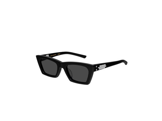 Gentle Monster Gentle Monster Jennie - Baby Pony 01 In Black Acetate Frame With Gray Lenses - view 2