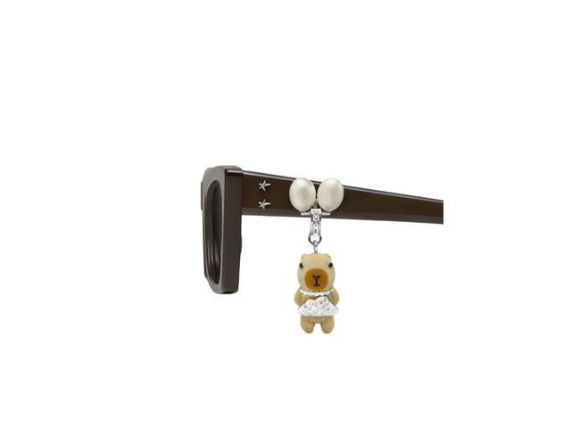 Gentle Monster Gentle Monster Jennie - Baby Pony BR3 In Brown Acetate Frame With Brown Lenses - view 4