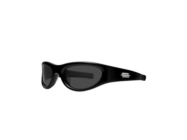 Gentle Monster Gentle Monster Jennie - Cheveux De Nini 01 In Black Acetate Frame With Gray Lenses - view 2