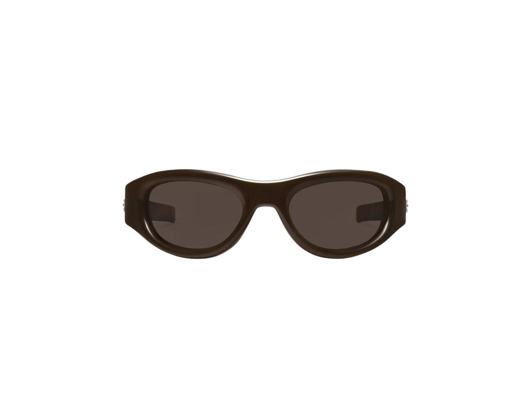 Gentle Monster Gentle Monster Jennie - Cheveux De Nini BR3 In Brown Acetate Frame With Brown Lenses