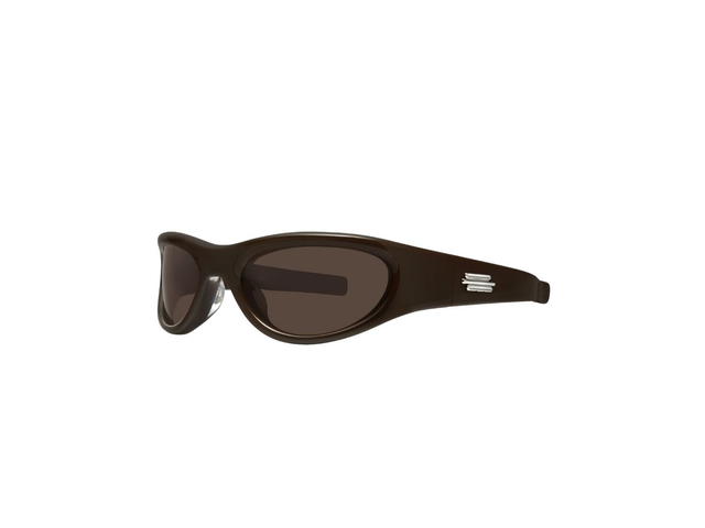 Gentle Monster Gentle Monster Jennie - Cheveux De Nini BR3 In Brown Acetate Frame With Brown Lenses - view 2