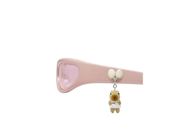 Gentle Monster Gentle Monster Jennie - Cheveux De Nini P7 In Pink Acetate Frame With Pink Lenses - view 4