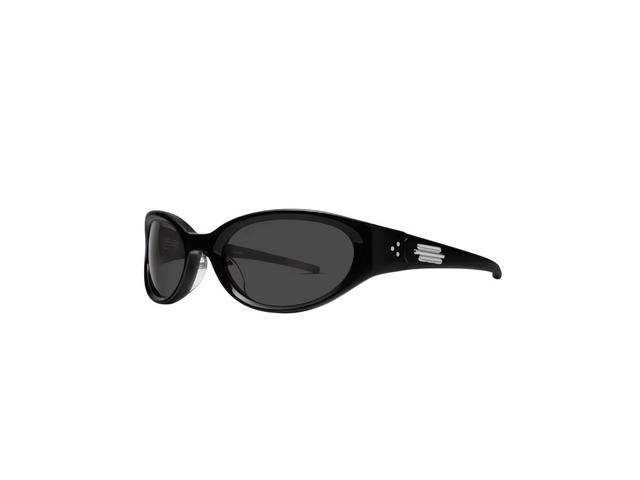 Gentle Monster Gentle Monster Jennie - Donut Bun 01 In Black Acetate Frame With Gray Lenses - view 2