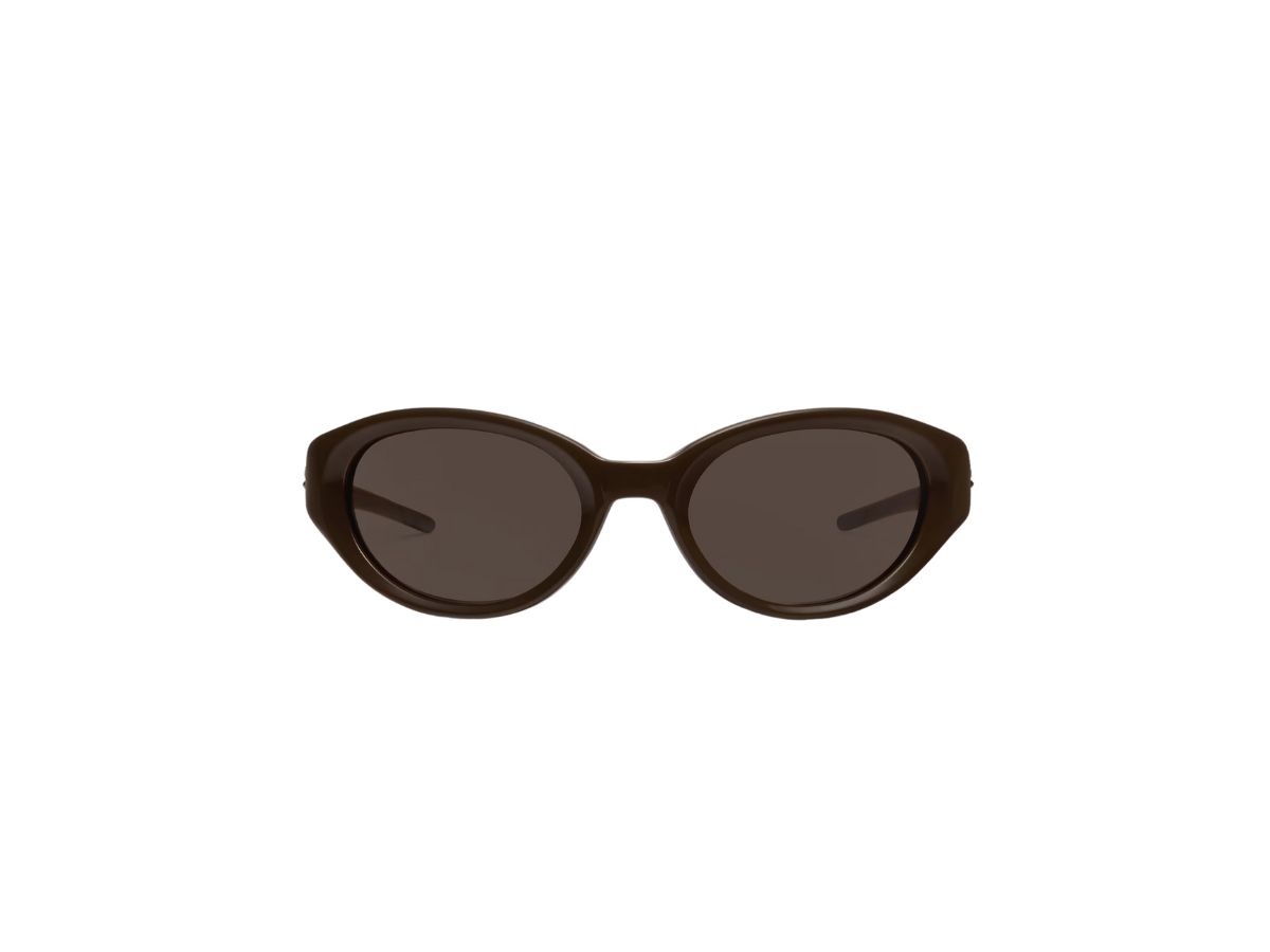 Gentle Monster Gentle Monster Jennie - Donut Bun BR3 In Brown Acetate Frame With Brown Lenses