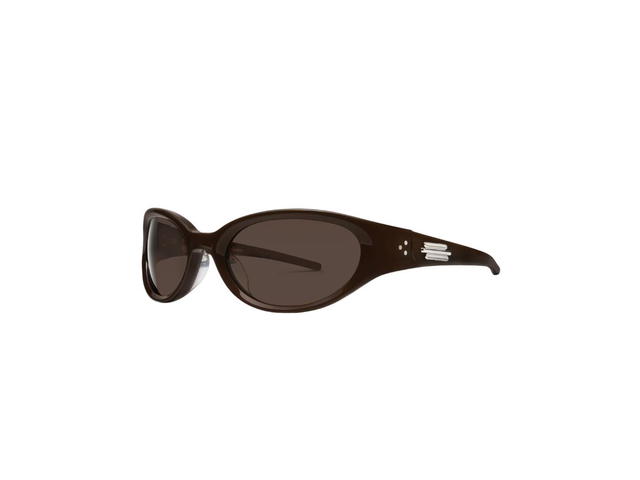 Gentle Monster Gentle Monster Jennie - Donut Bun BR3 In Brown Acetate Frame With Brown Lenses - view 2