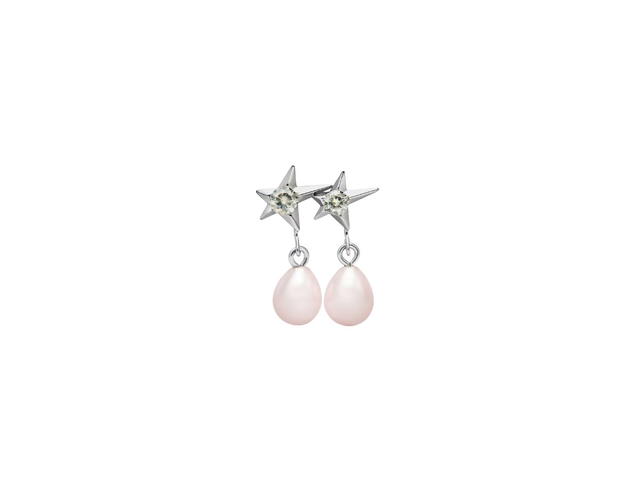 Gentle Monster Gentle Monster Jennie - Dottler.P Sparkly Star-Shaped Charm With Pink Pearl Drops - view 1