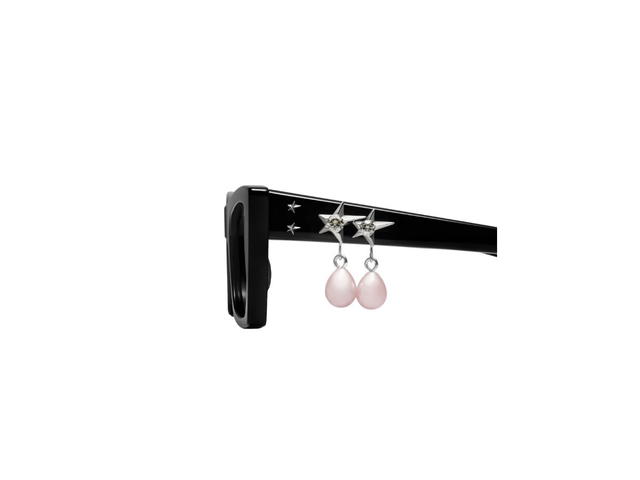 Gentle Monster Gentle Monster Jennie - Dottler.P Sparkly Star-Shaped Charm With Pink Pearl Drops - view 3