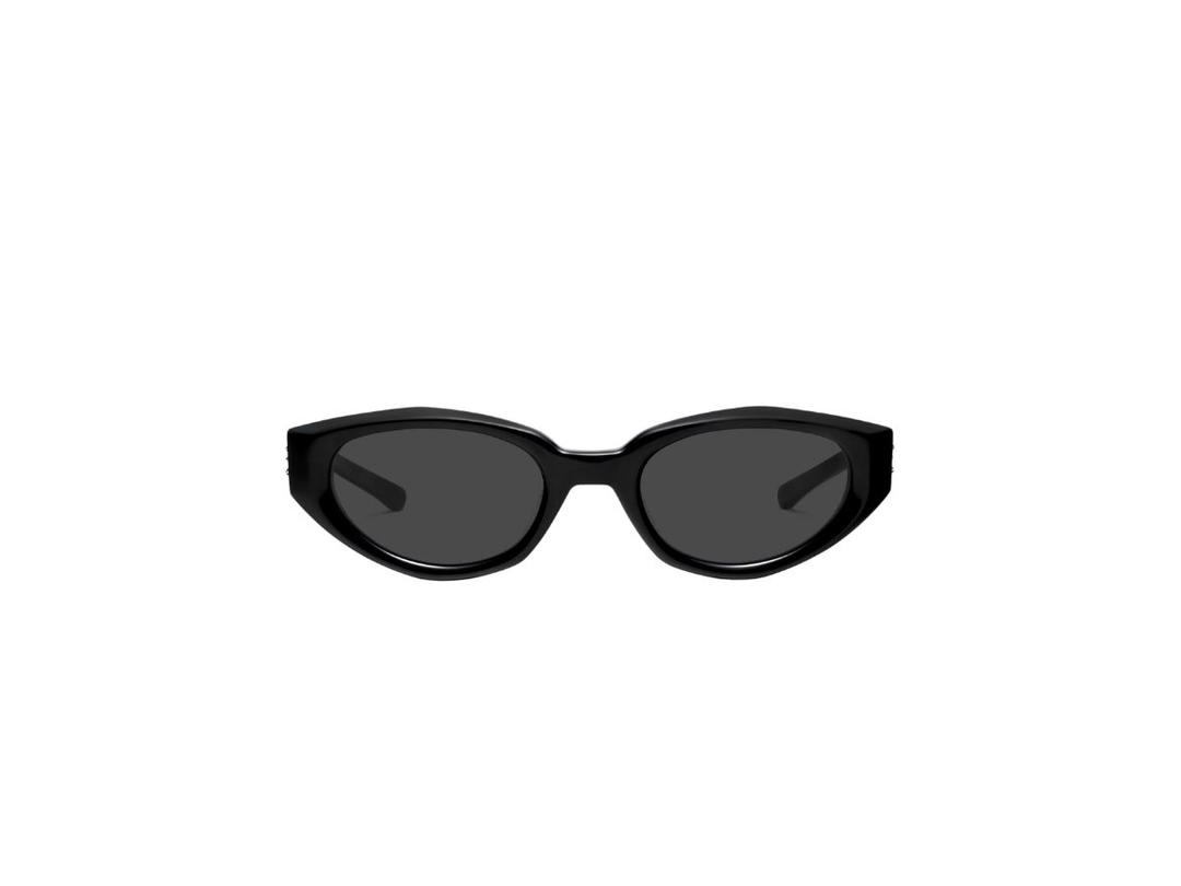Gentle Monster Gentle Monster Jennie - Fish Tail 01 In Black Acetate Frame With Gray Lenses
