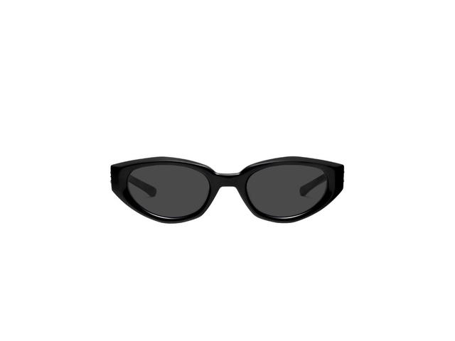 Gentle Monster Gentle Monster Jennie - Fish Tail 01 In Black Acetate Frame With Gray Lenses - view 1