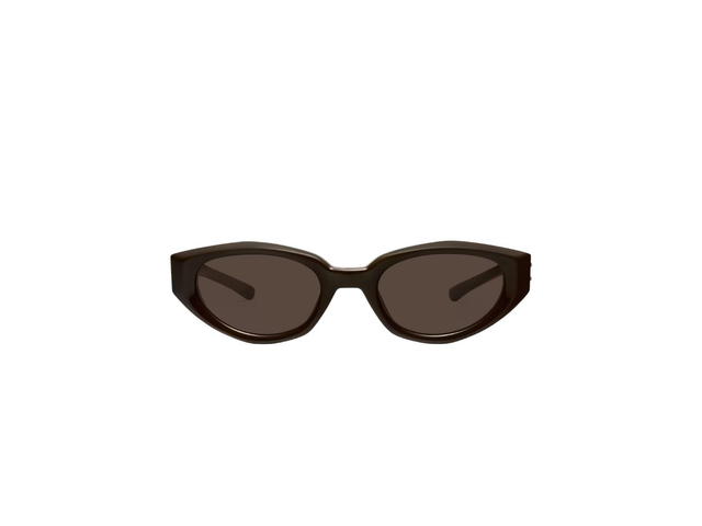 Gentle Monster Gentle Monster Jennie - Fish Tail BR3 In Brown Acetate Frame With Brown Lenses - view 1