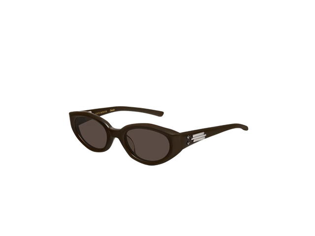 Gentle Monster Gentle Monster Jennie - Fish Tail BR3 In Brown Acetate Frame With Brown Lenses - view 2