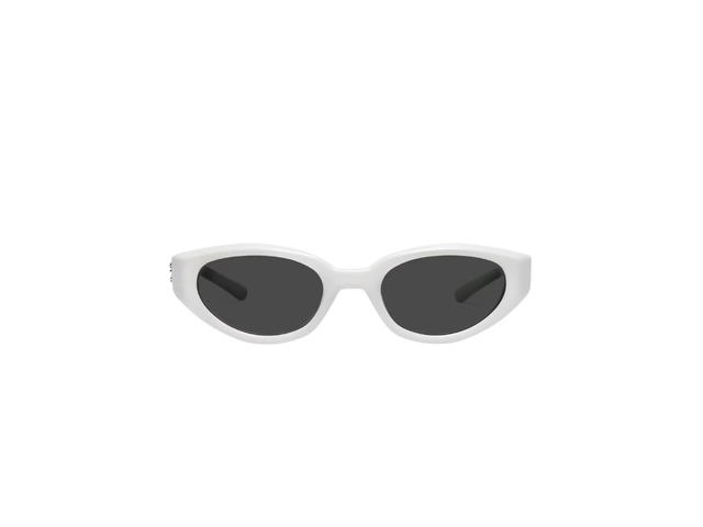 Gentle Monster Gentle Monster Jennie - Fish Tail W2 In White Acetate Frame With Gray Lenses - view 1