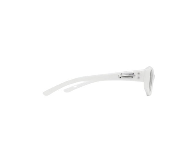 Gentle Monster Gentle Monster Jennie - Fish Tail W2 In White Acetate Frame With Gray Lenses - view 3