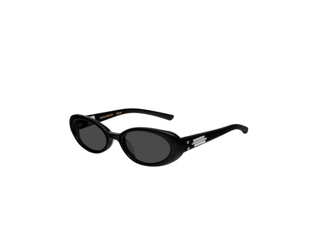 Gentle Monster Gentle Monster Jennie - Hush 01 In Black Acetate Frame With Gray Lenses - view 2