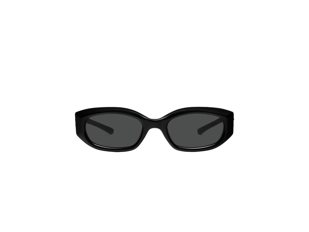Gentle Monster Gentle Monster Jennie - Wispy 01 In Black Acetate Frame With Gray Lenses