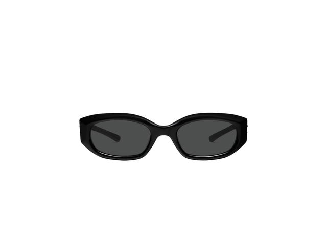 Gentle Monster Gentle Monster Jennie - Wispy 01 In Black Acetate Frame With Gray Lenses - view 1