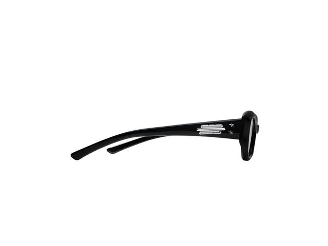 Gentle Monster Gentle Monster Jennie - Wispy 01 In Black Acetate Frame With Gray Lenses - view 3