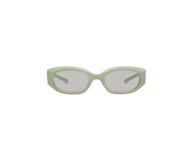 Gentle Monster Gentle Monster Jennie - Wispy GR8 In Green Acetate Frame With Gray Lenses - view 1