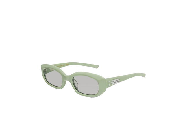 Gentle Monster Gentle Monster Jennie - Wispy GR8 In Green Acetate Frame With Gray Lenses - view 2