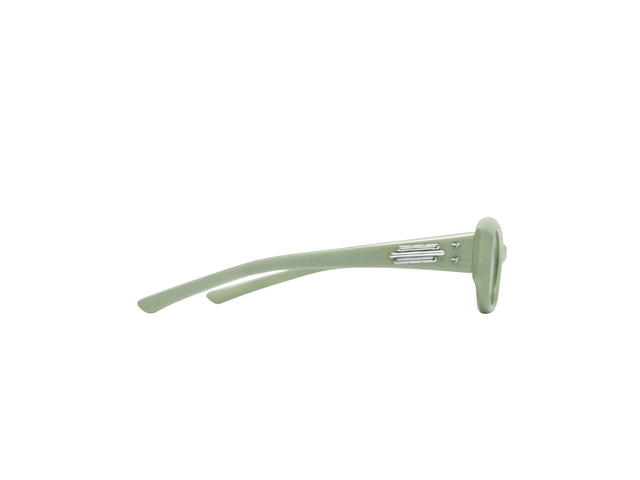 Gentle Monster Gentle Monster Jennie - Wispy GR8 In Green Acetate Frame With Gray Lenses - view 3