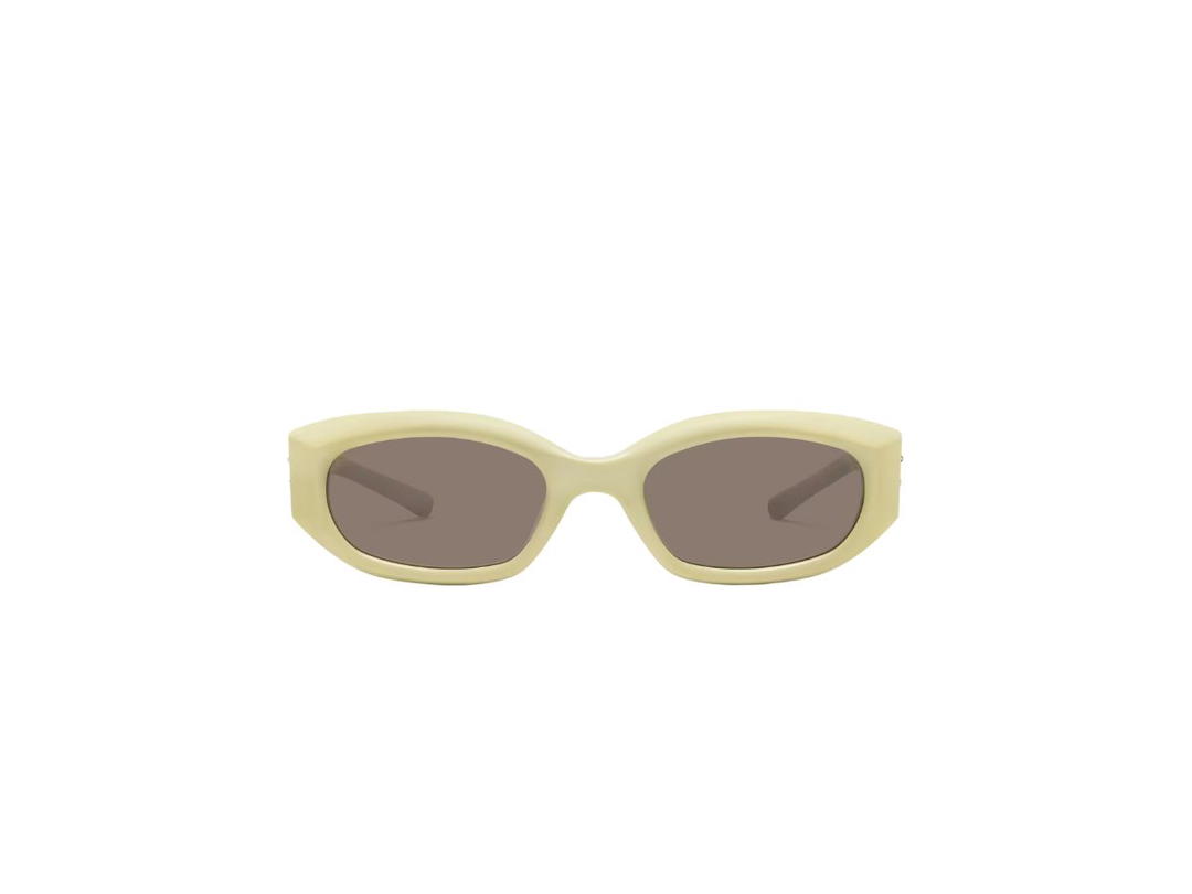 Gentle Monster Gentle Monster Jennie - Wispy Y8 In Yellow Acetate Frame With Brown Lenses