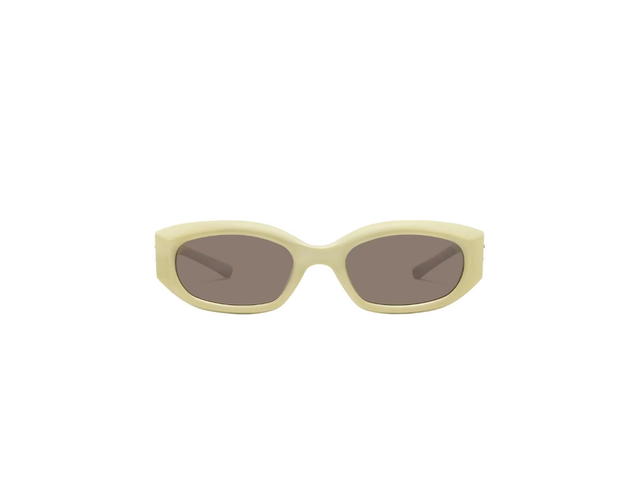 Gentle Monster Gentle Monster Jennie - Wispy Y8 In Yellow Acetate Frame With Brown Lenses - view 1