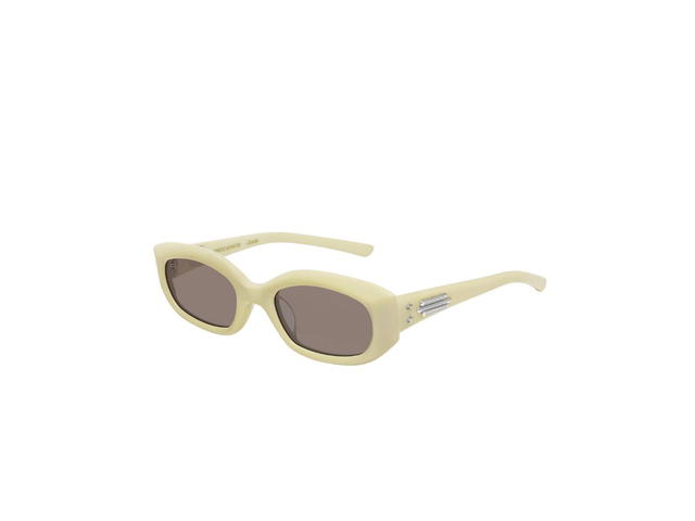Gentle Monster Gentle Monster Jennie - Wispy Y8 In Yellow Acetate Frame With Brown Lenses - view 2