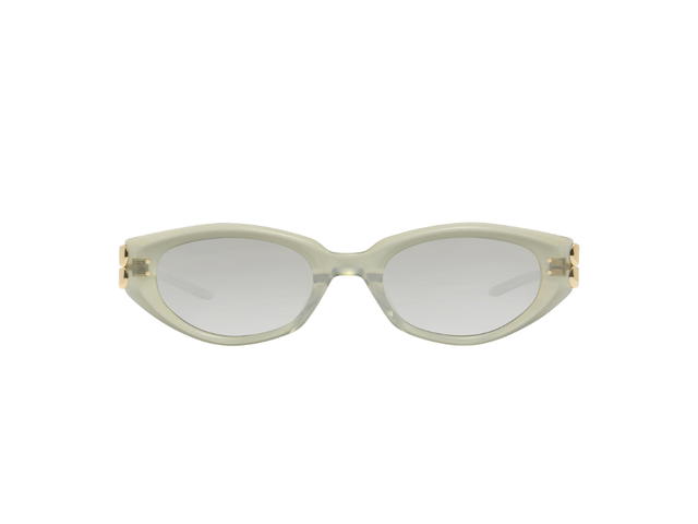 Gentle Monster Gentle Monster Kunst Gc1 In Translucent Gray Mixed Frame With Graduated Gray Lenses - view 2