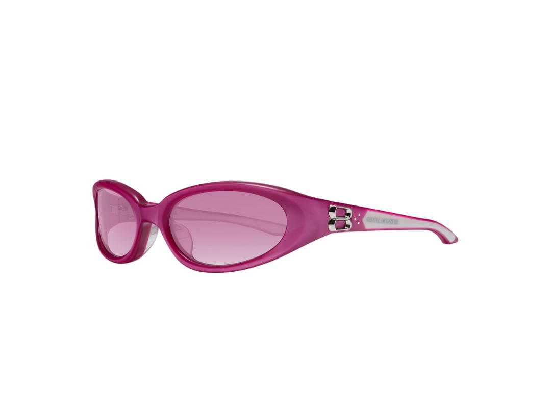 Gentle Monster Gentle Monster Monde PC13 In Translucent Pink Acetate Frame With Graduated Pink Mirror Lenses