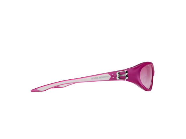 Gentle Monster Gentle Monster Monde PC13 In Translucent Pink Acetate Frame With Graduated Pink Mirror Lenses - view 3