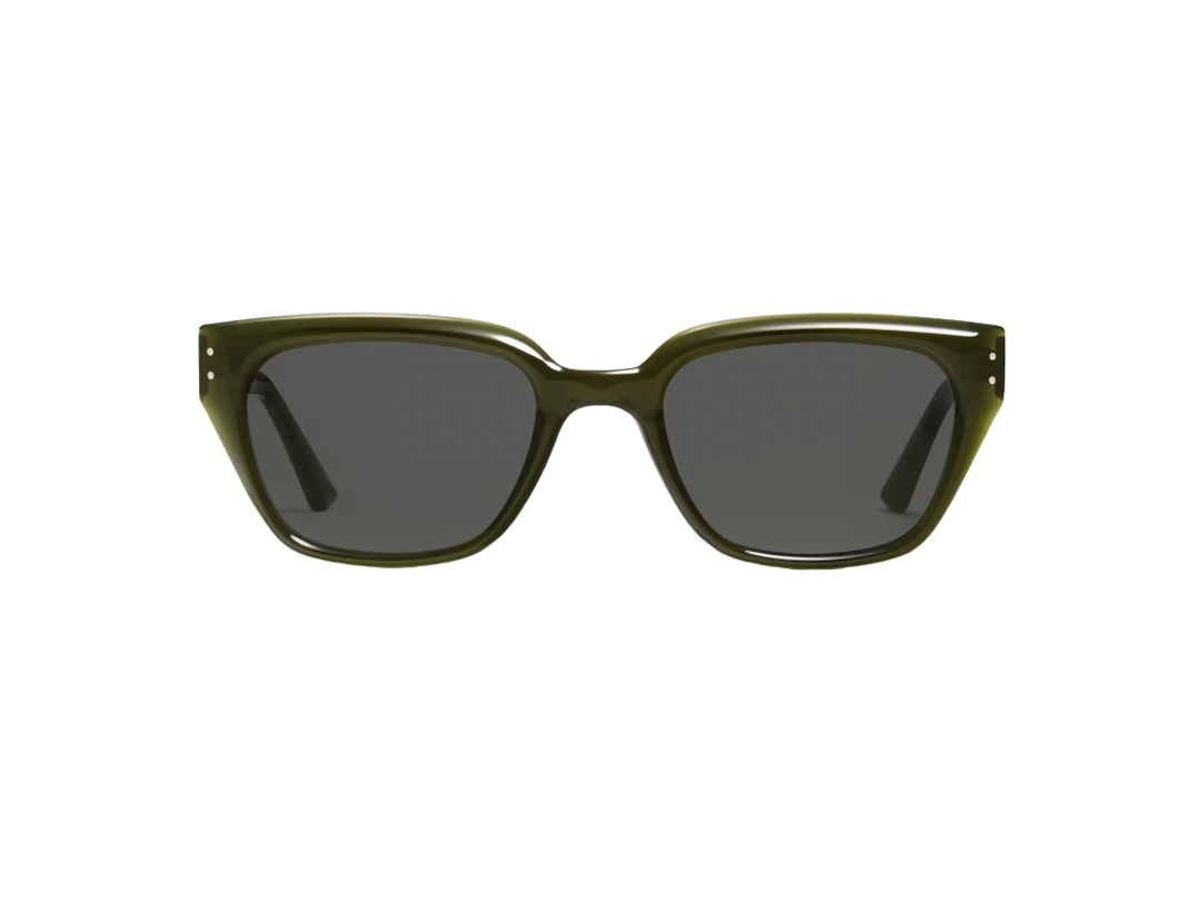 Gentle Monster Gentle Monster Nada KC2 Sunglasses In Clear Khaki Acetate Frame With Gray Lenses