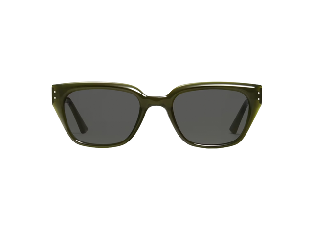 Gentle Monster Gentle Monster Nada KC2 Sunglasses In Clear Khaki Acetate Frame With Gray Lenses - view 1