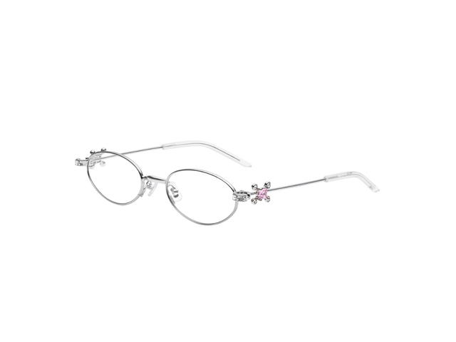 Gentle Monster Gentle Monster On Ring 02 In Silver Metal Frame With Clear Lenses - view 1