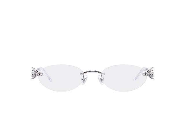 Gentle Monster Gentle Monster Orora 02 In Silver Metal Frame With Clear Lenses - view 2