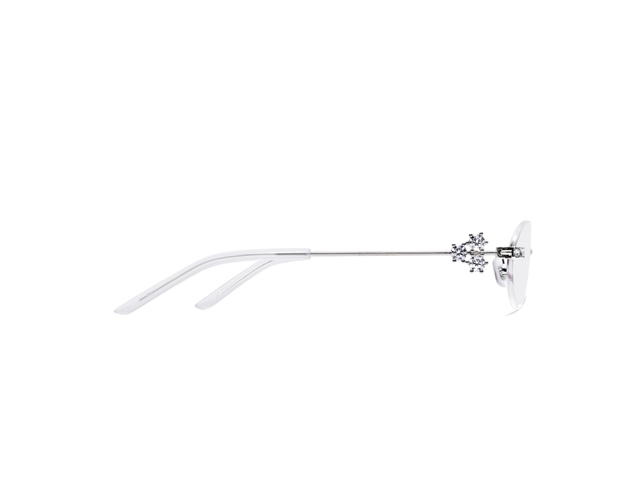 Gentle Monster Gentle Monster Orora 02 In Silver Metal Frame With Clear Lenses - view 3