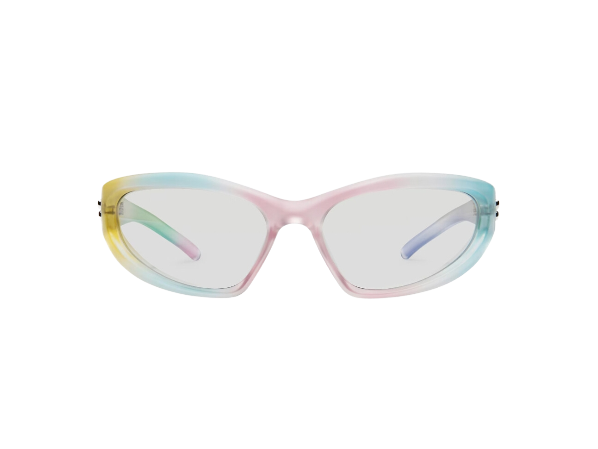 Gentle Monster Gentle Monster Panna Cotta MG1 Sunglasses In Multicolored TR Frame With Gray Mirror Lenses