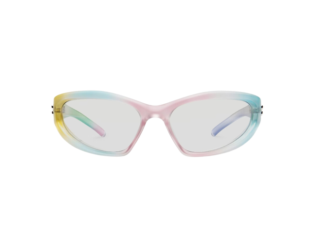 Gentle Monster Gentle Monster Panna Cotta MG1 Sunglasses In Multicolored TR Frame With Gray Mirror Lenses - view 1