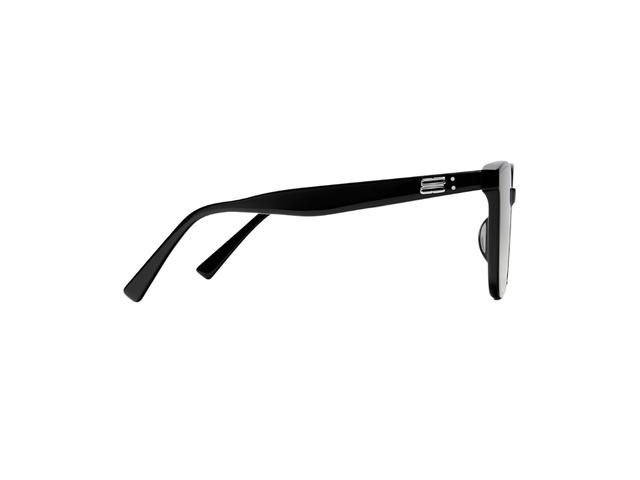 Gentle Monster Gentle Monster Tam 01(G) Sunglasses In Black acetate frame With Gray khaki lenses - view 3
