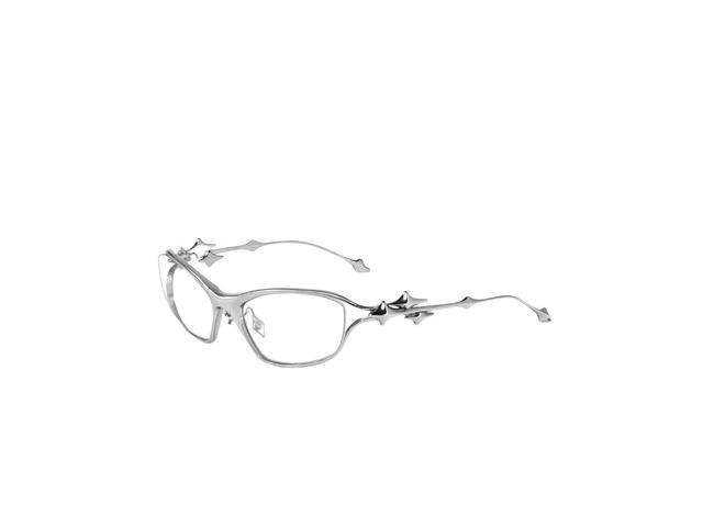 Gentle Monster Gentle Monster Ytt 02 Glasses In Silver Metal Frame With Clear Lenses - view 2