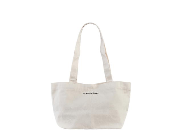 Gentlewoman Gentlewoman Logo On Double Pocket Mini Tote Cream - view 2