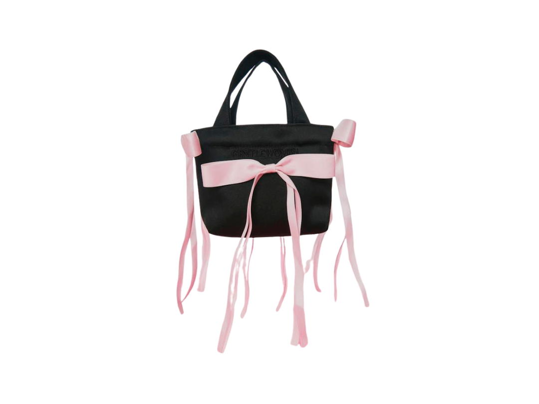 Gentlewoman Gentlewoman Pink Ribbon Micro Bag Black