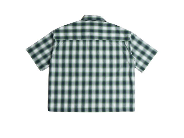 Getricheasy Getricheasy Cut-off Plaid Shirt Green - view 2