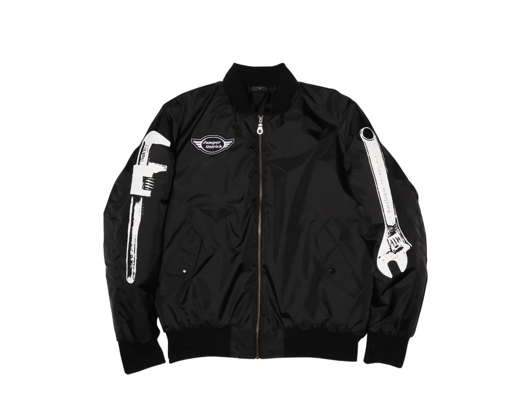 Getricheasy Getricheasy x JUMPER Motor Garage Bomber Jacket Black