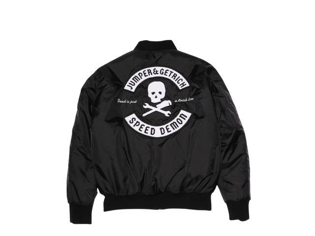 Getricheasy Getricheasy x JUMPER Motor Garage Bomber Jacket Black - view 3